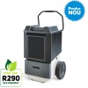 Dezumidificator profesional Woods WCD8HGH PRO, cu baterie incalzire electrica, suprafata 450mp, 49 l/zi, SUEDIA